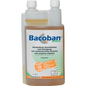 1 Liter BACOBAN® Konzentrat für 100 Liter Langzeit-Flächendesinfektion