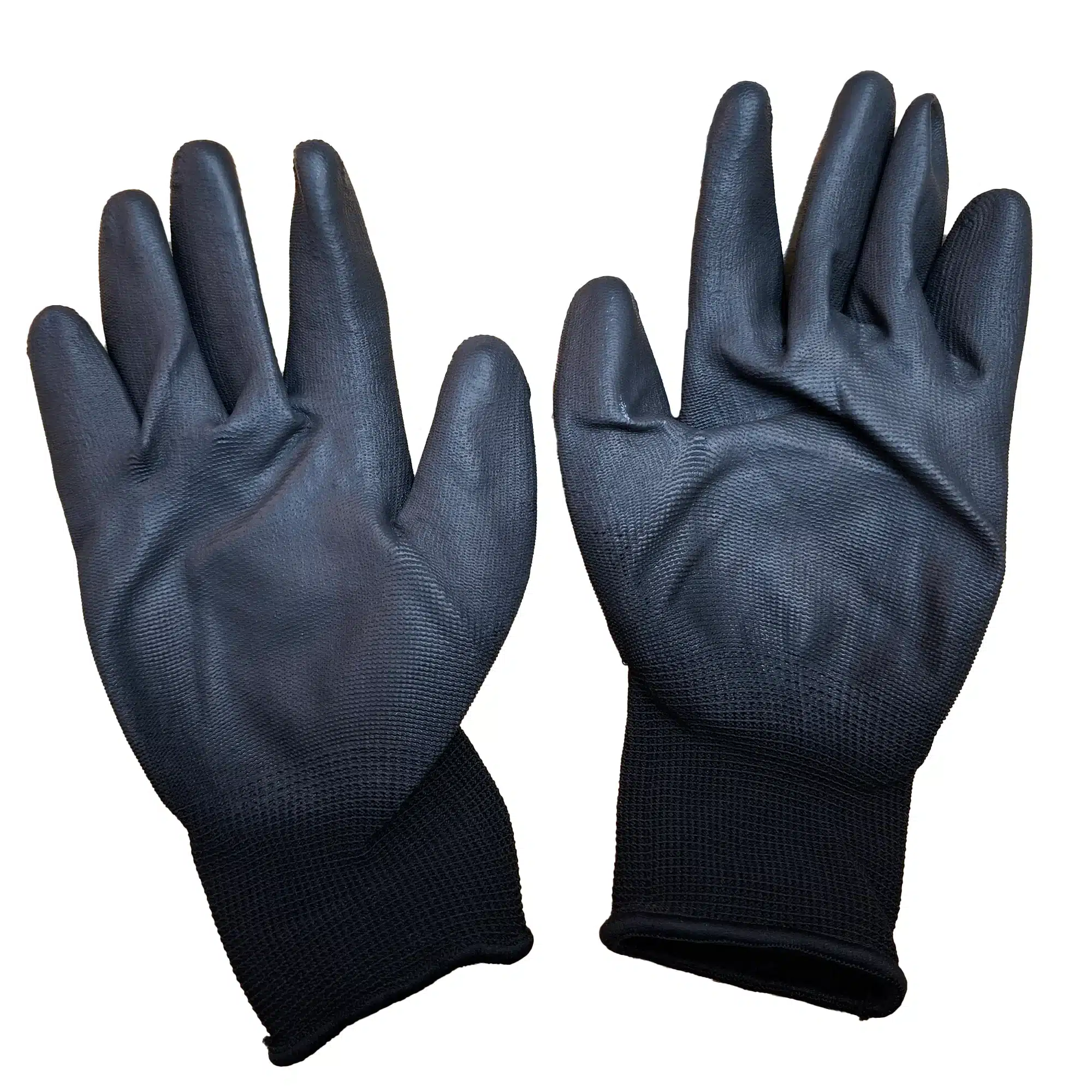 Arbeitshandschuhe Nylon schwarz Größe 9 – Bild 2